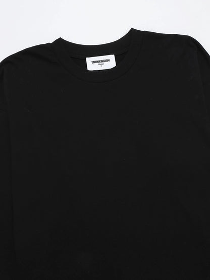 210 GSM ULTRA SOFT 'BLACK' LONG SLEEVE