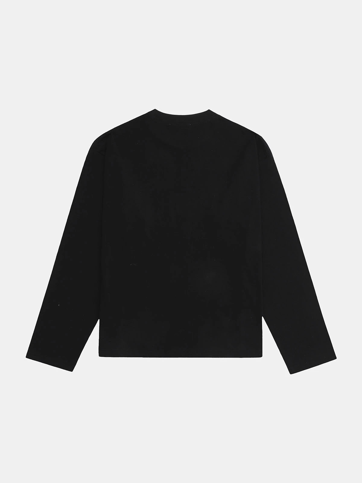 210 GSM ULTRA SOFT 'BLACK' LONG SLEEVE