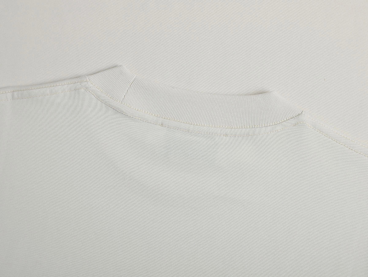 250 GSM LOOSE FIT 'SLIVER WHITE' T-SHIRT