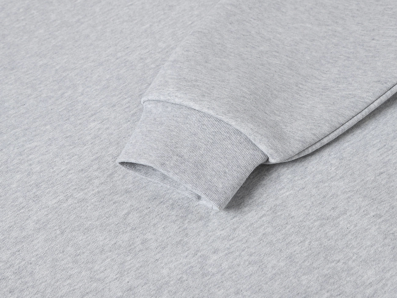 630 GSM BOXY CROPPED FIT 'FLOWER GRAY' CREWNECK