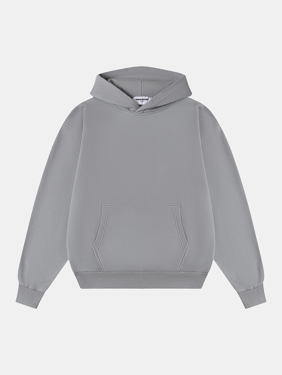 420 GSM CROPPED FIT 'GRAY' HOODIE