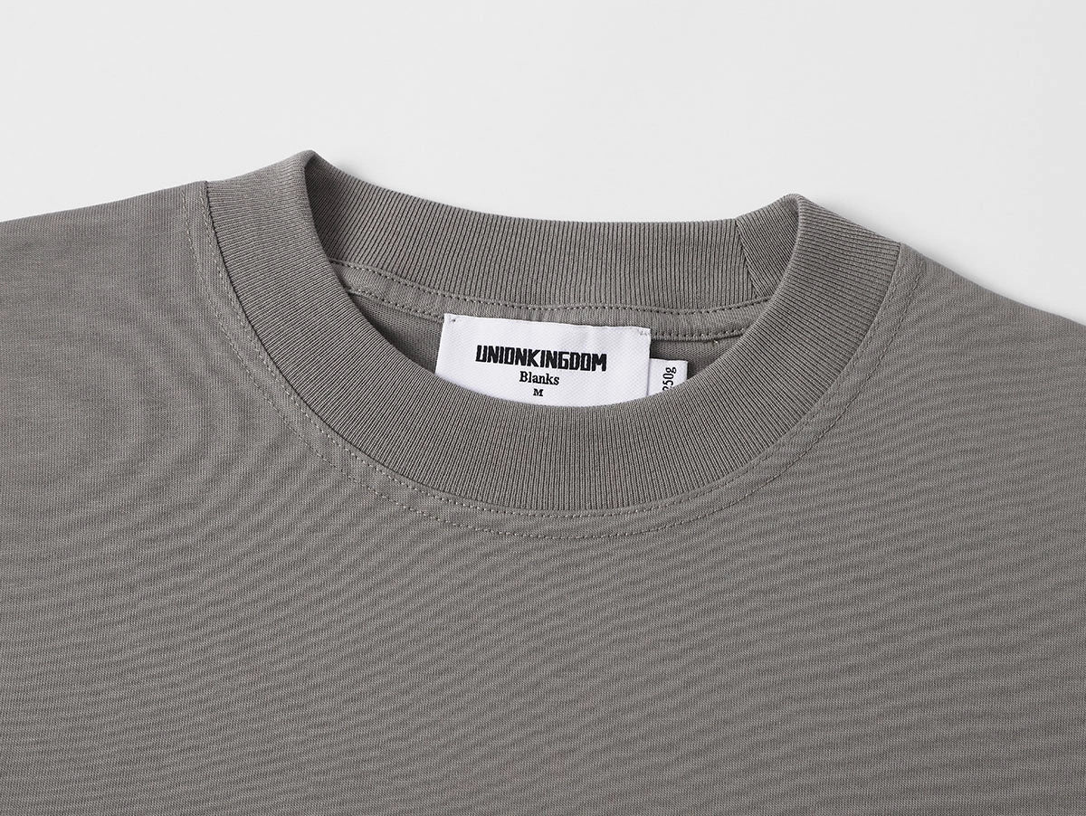 250 GSM LOOSE FIT 'SMOKE GRAY' T-SHIRT