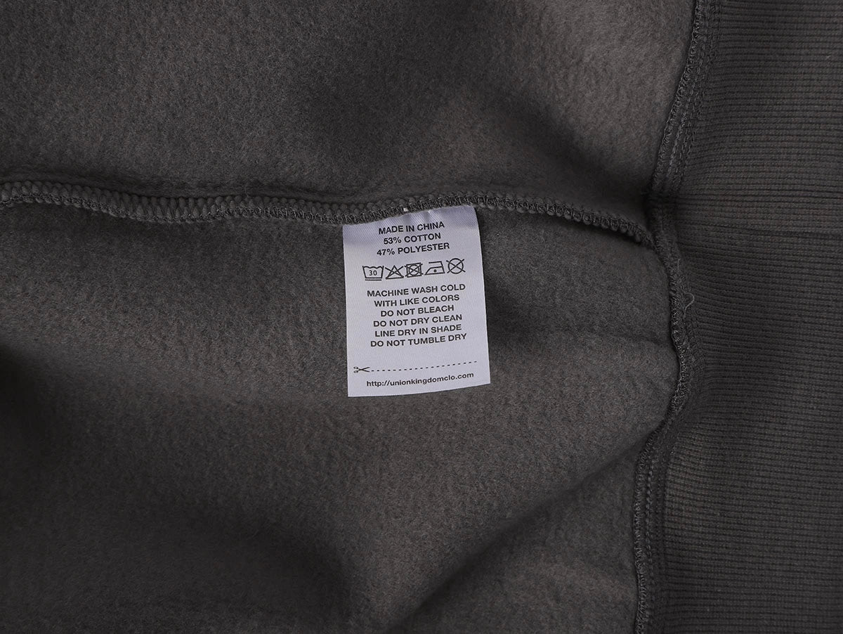 360 GSM CROPPED FIT 'FOG GRAY' HOODIE