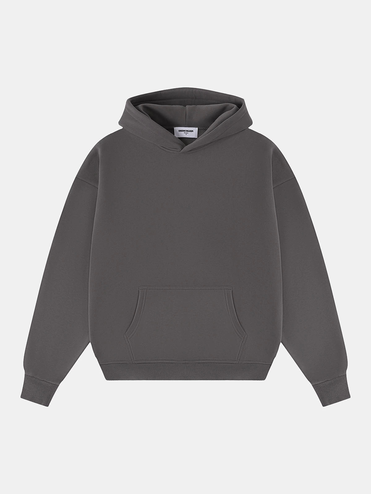 360 GSM CROPPED FIT 'FOG GRAY' HOODIE