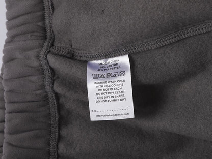 360 GSM NORMAL FIT STRAIGHT 'FOG GRAY' PANTS