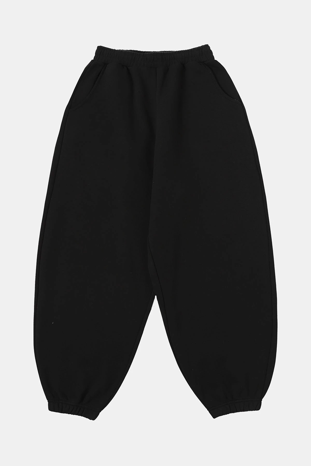 520 GSM COZY BAGGY 'BLACK' JOGGER