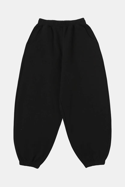 520 GSM COZY BAGGY 'BLACK' JOGGER