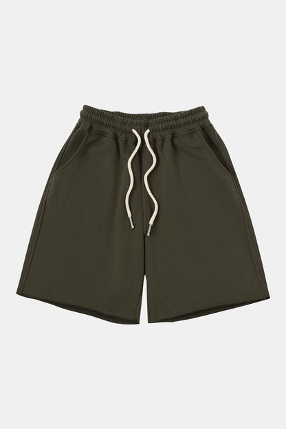 360 GSM Cloud Feeling 'Olive' Shorts - Comfortable and Stylish