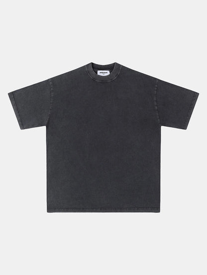 250 GSM LOOSE FIT 'WASH GRAY' T-SHIRT