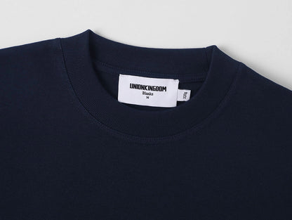250 GSM LOOSE FIT 'NAVY BLUE' T-SHIRT