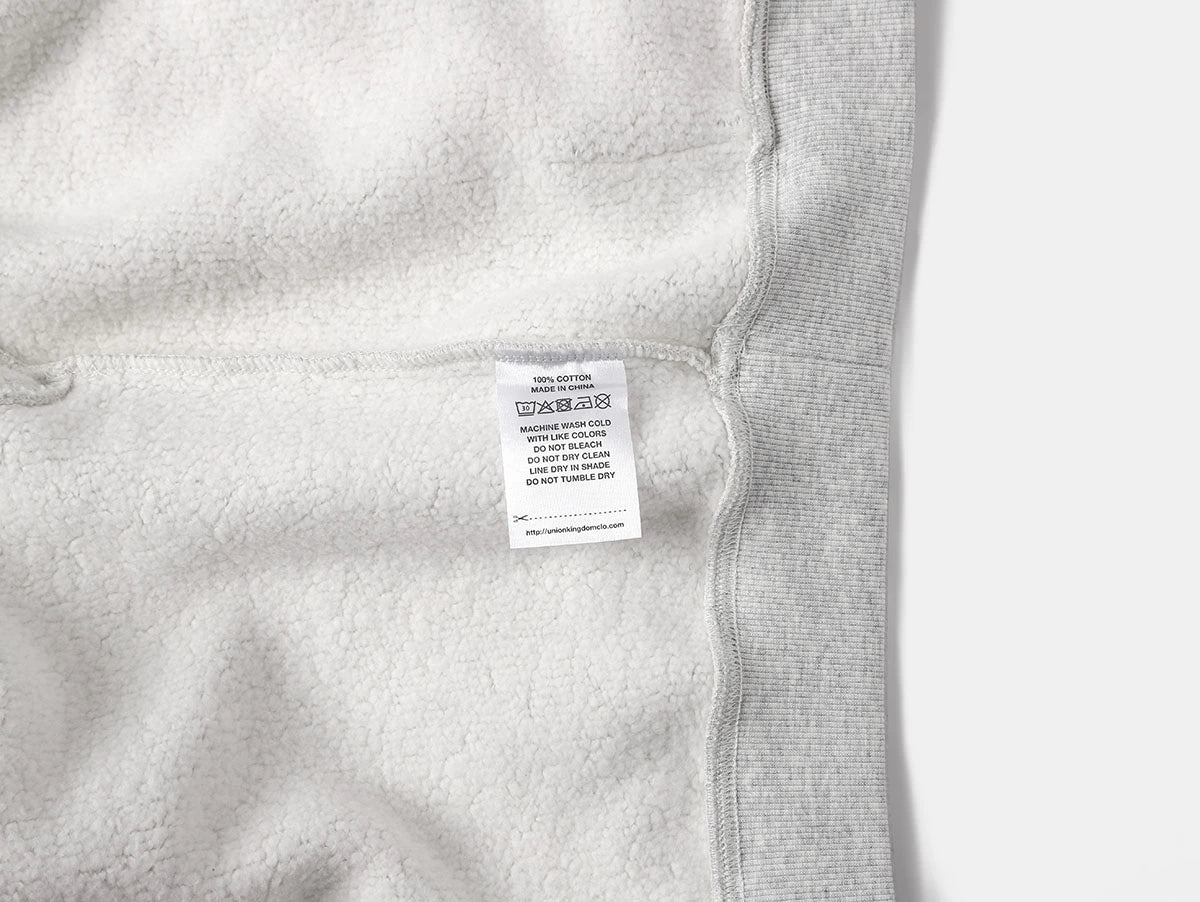 450 GSM CROPPED FIT 'FLOWER GRAY' HOODIE