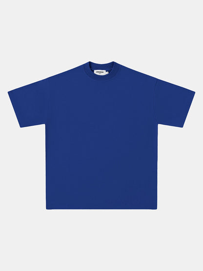 320 GSM LOOSE FIT 'CHEMICAL BLUE' T-SHIRT