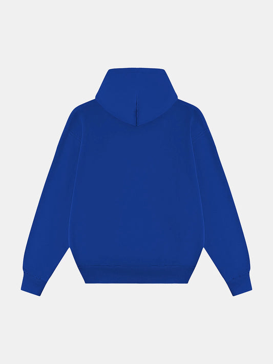 480 GSM LOOSE FIT 'CHEMICAL BLUE' HOODIE