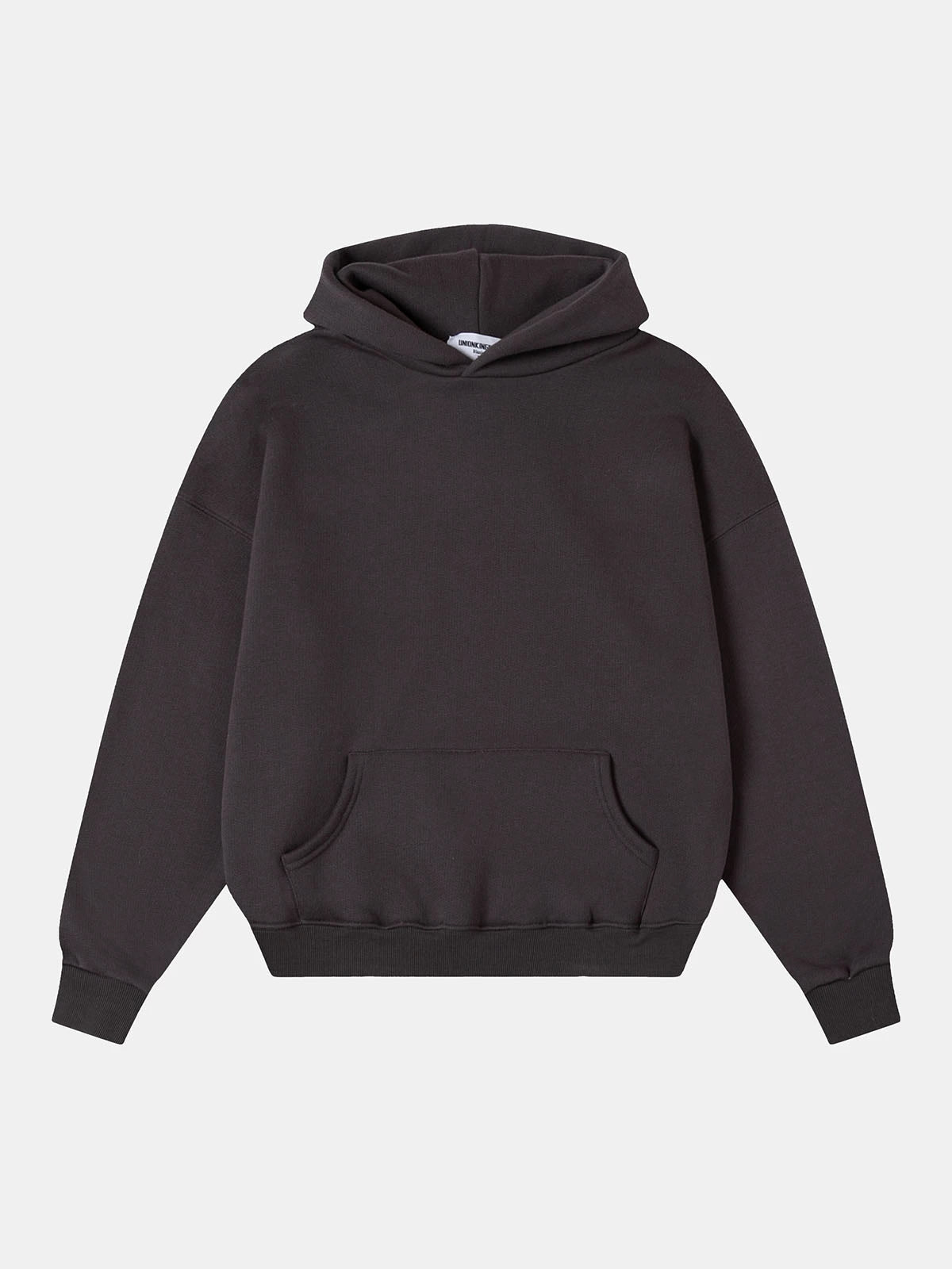 450 GSM CROPPED FIT 'CHARCOAL GRAY' HOODIE