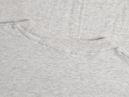 220 GSM LOOSE FIT 'LIGHT FLOWER GRAY' T-SHIRT