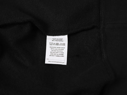 520 GSM BOXY CROPPED FIT 'BLACK' HOODIE