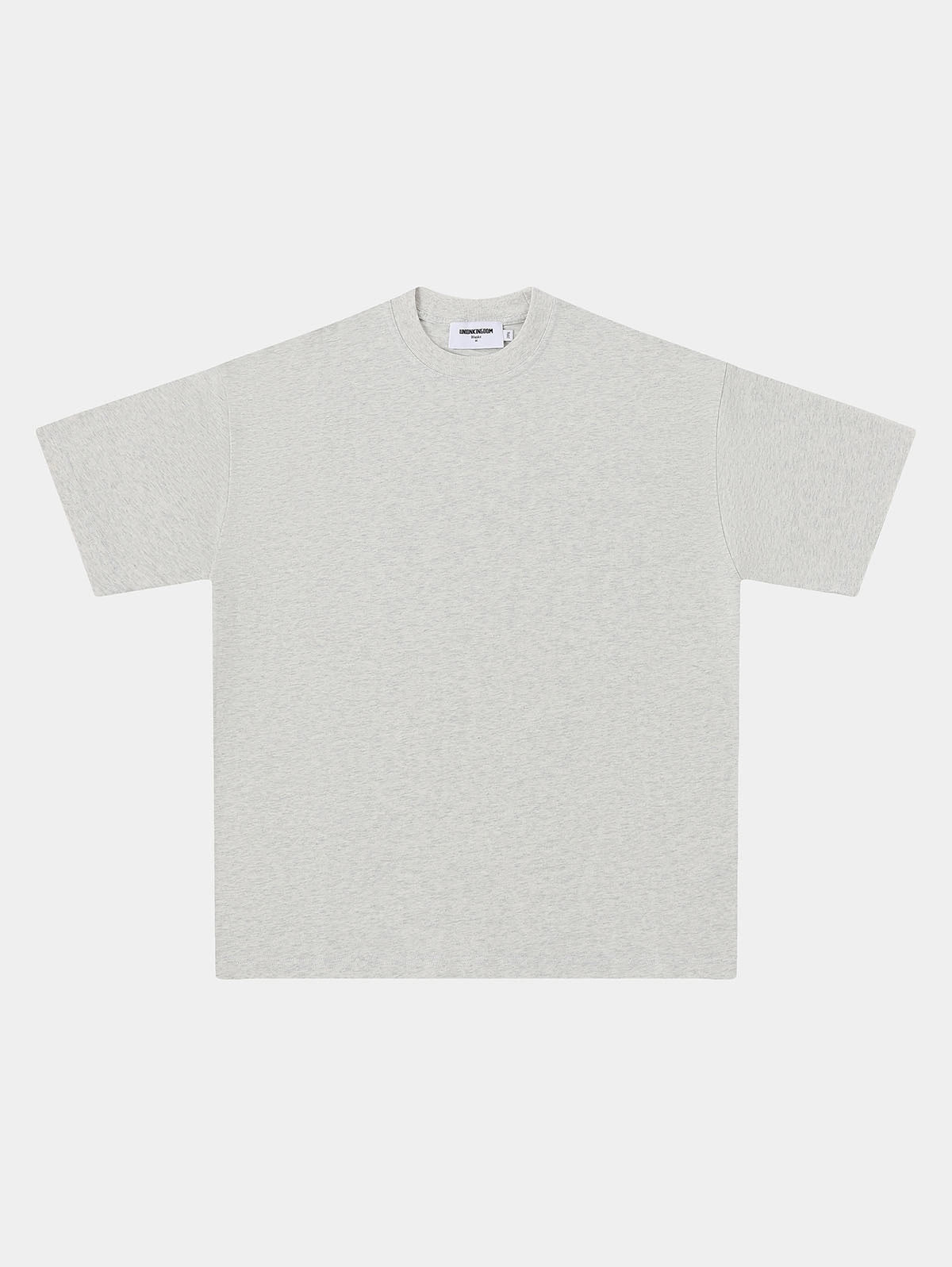280 GSM LOOSE FIT 'LIGHT FLOWER GRAY' T-SHIRT