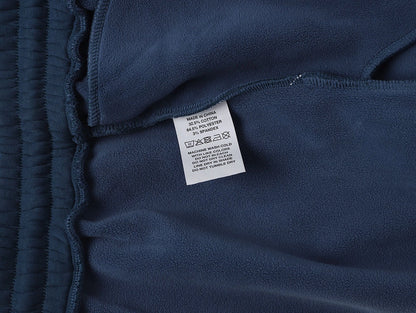 500 GSM LOOSE FIT WIDE LEG 'DENIM BLUE' SWEATPANT