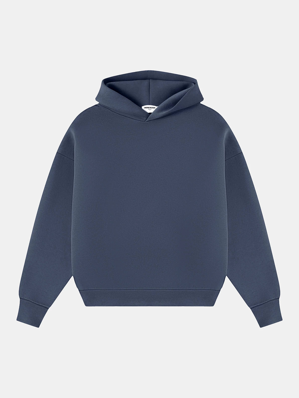 630 GSM BXOY CROPPED FIT 'GRAY BULE' HOODIE