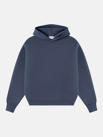 630 GSM BXOY CROPPED FIT 'GRAY BULE' HOODIE