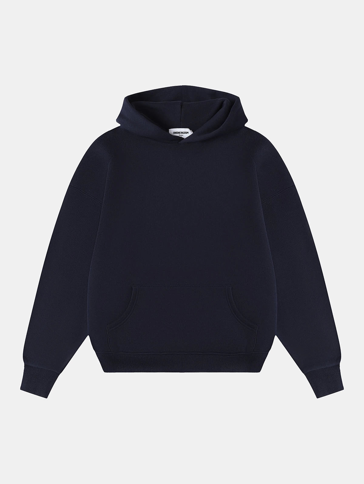 450 GSM CROPPED FIT 'NAVY BLUE' HOODIE