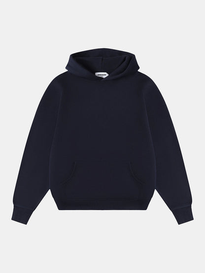 450 GSM CROPPED FIT 'NAVY BLUE' HOODIE