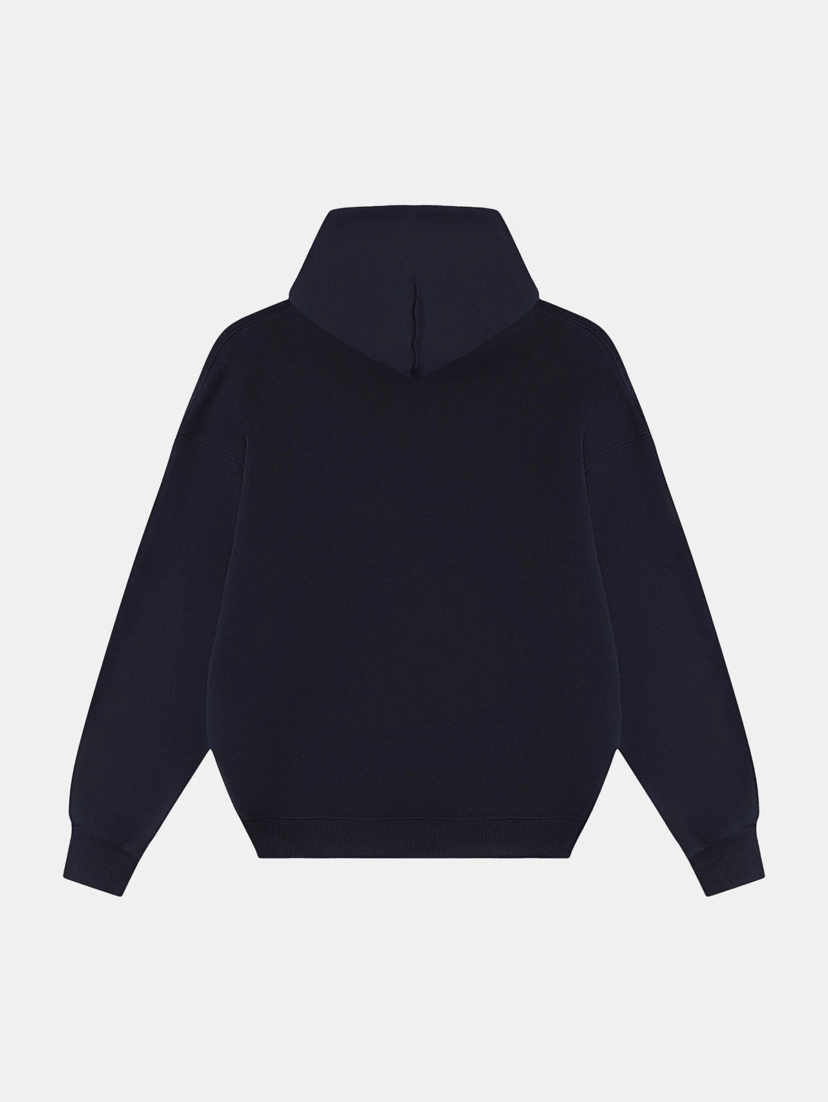 450 GSM CROPPED FIT 'NAVY BLUE' HOODIE