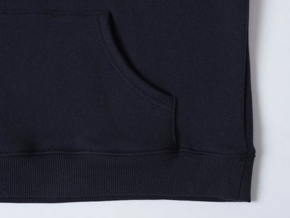 450 GSM CROPPED FIT 'NAVY BLUE' HOODIE