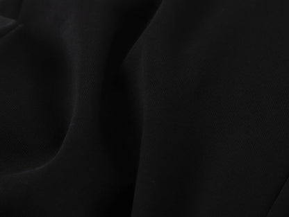 500 GSM  BOXY CROPPED 'BLACK' HOODIE