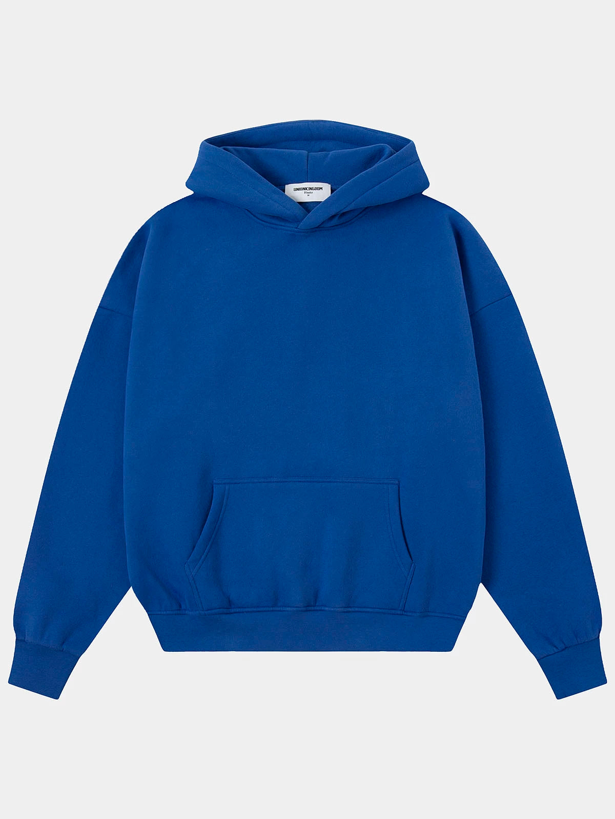 360 GSM CROPPED FIT 'CHEMICAL BLUE' HOODIE