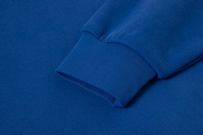 360 GSM CROPPED FIT 'CHEMICAL BLUE' HOODIE