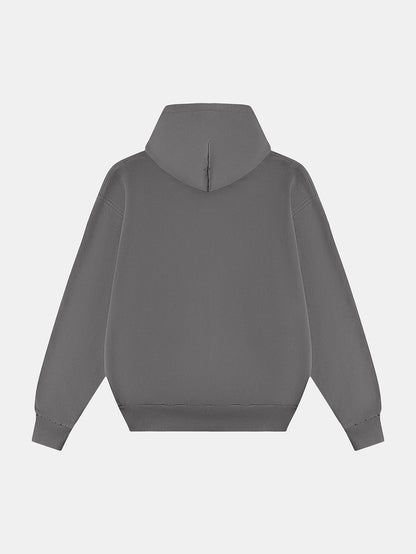 480 GSM LOOSE FIT 'GRAY' HOODIE