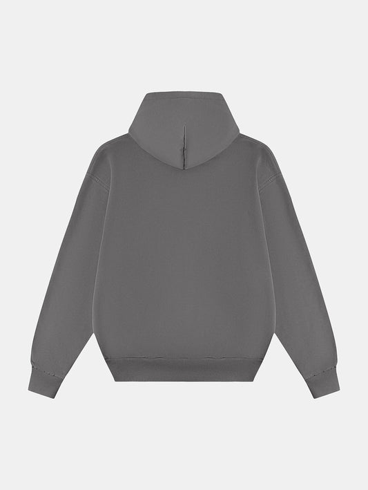 480 GSM LOOSE FIT 'GRAY' HOODIE
