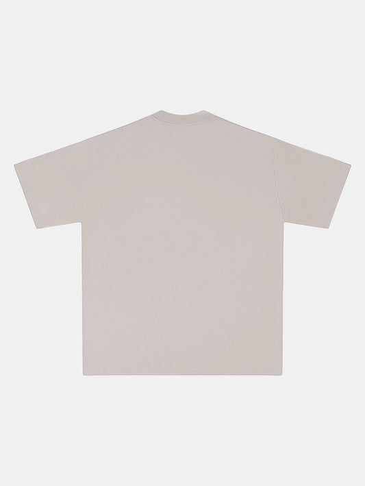 320 GSM LOOSE FIT 'CLAY GRAY' T-SHIRT