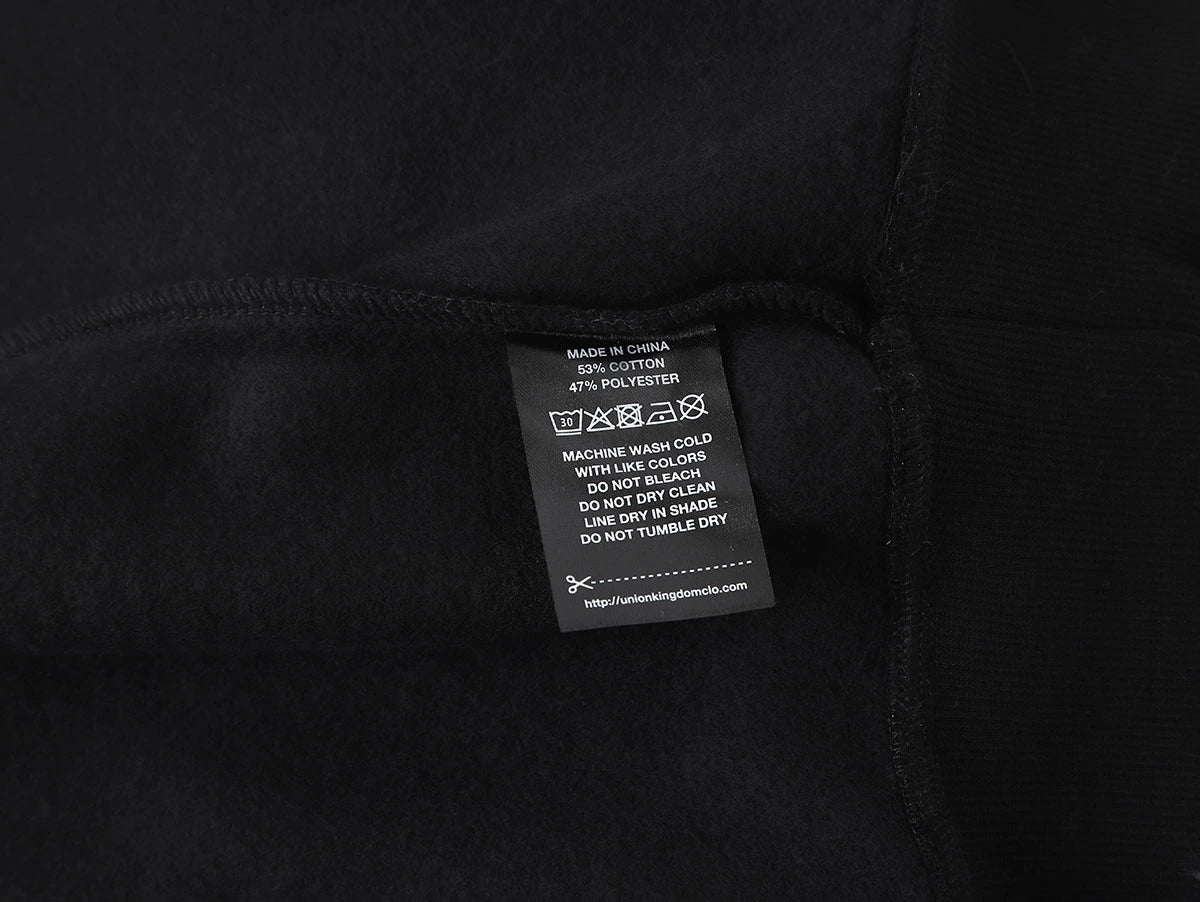 360 GSM CROPPED FIT 'BLACK' HOODIE