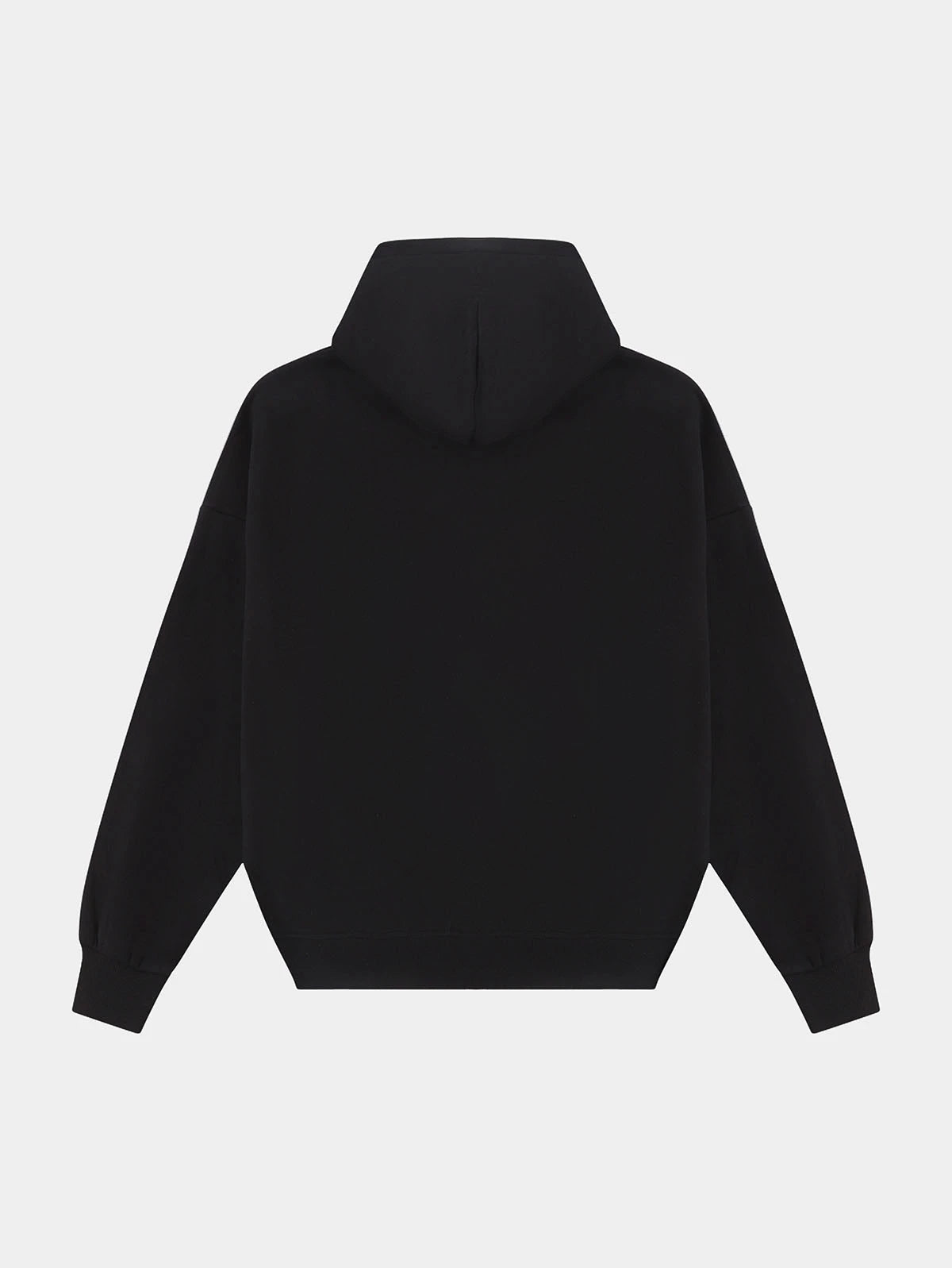 360 GSM CROPPED FIT 'BLACK' HOODIE