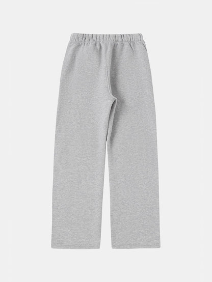 360 GSM NORMAL FIT STRAIGHT 'FLOWER' PANTS