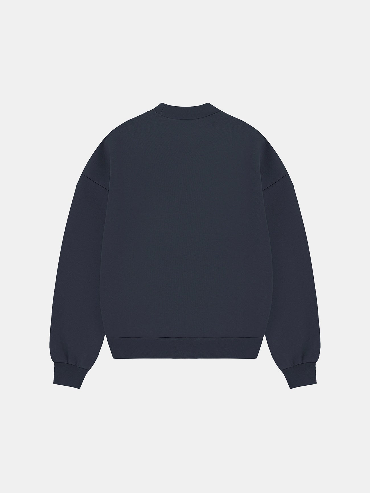 630 GSM BOXY CROPPED FIT 'STONE COAL' CREWNECK