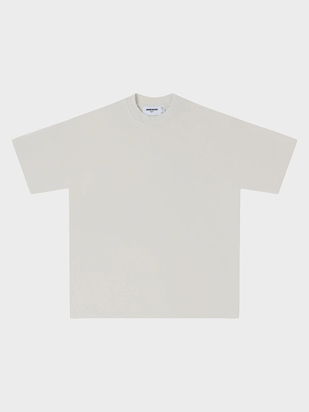 320 GSM LOOSE FIT 'SILVER WHITE' T-SHIRT