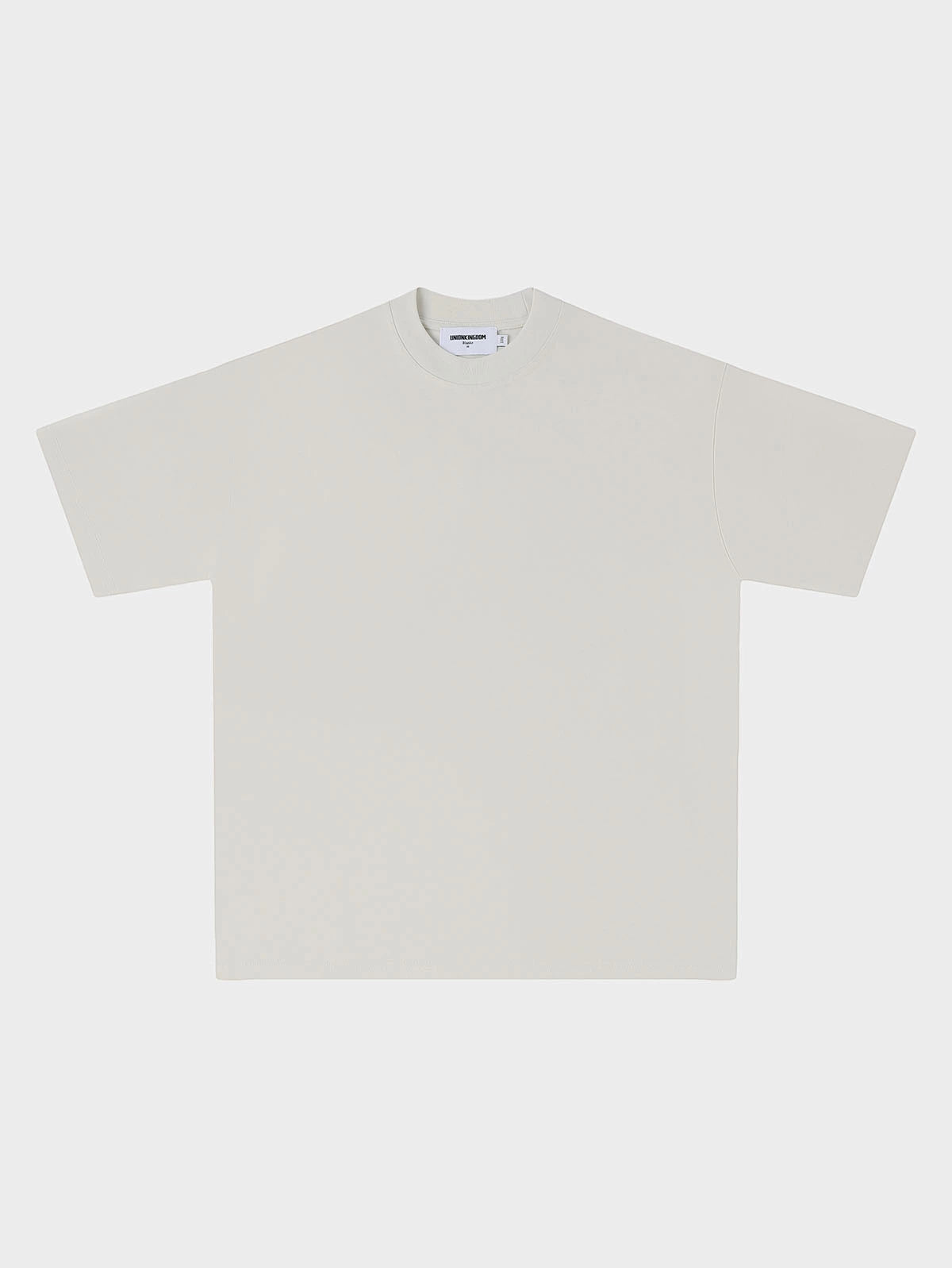320 GSM LOOSE FIT 'SILVER WHITE' T-SHIRT