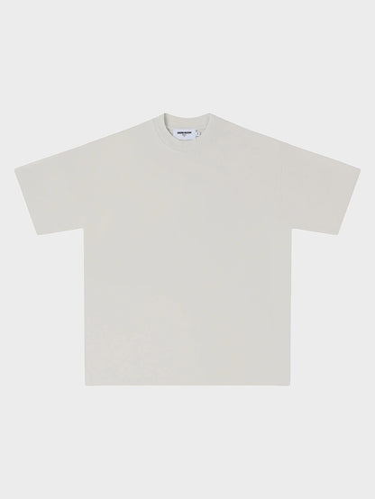 320 GSM LOOSE FIT 'SILVER WHITE' T-SHIRT