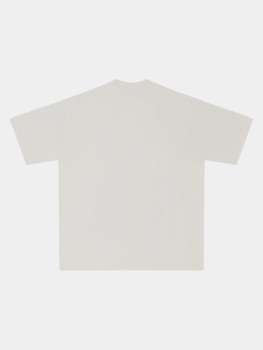 320 GSM LOOSE FIT 'SILVER WHITE' T-SHIRT