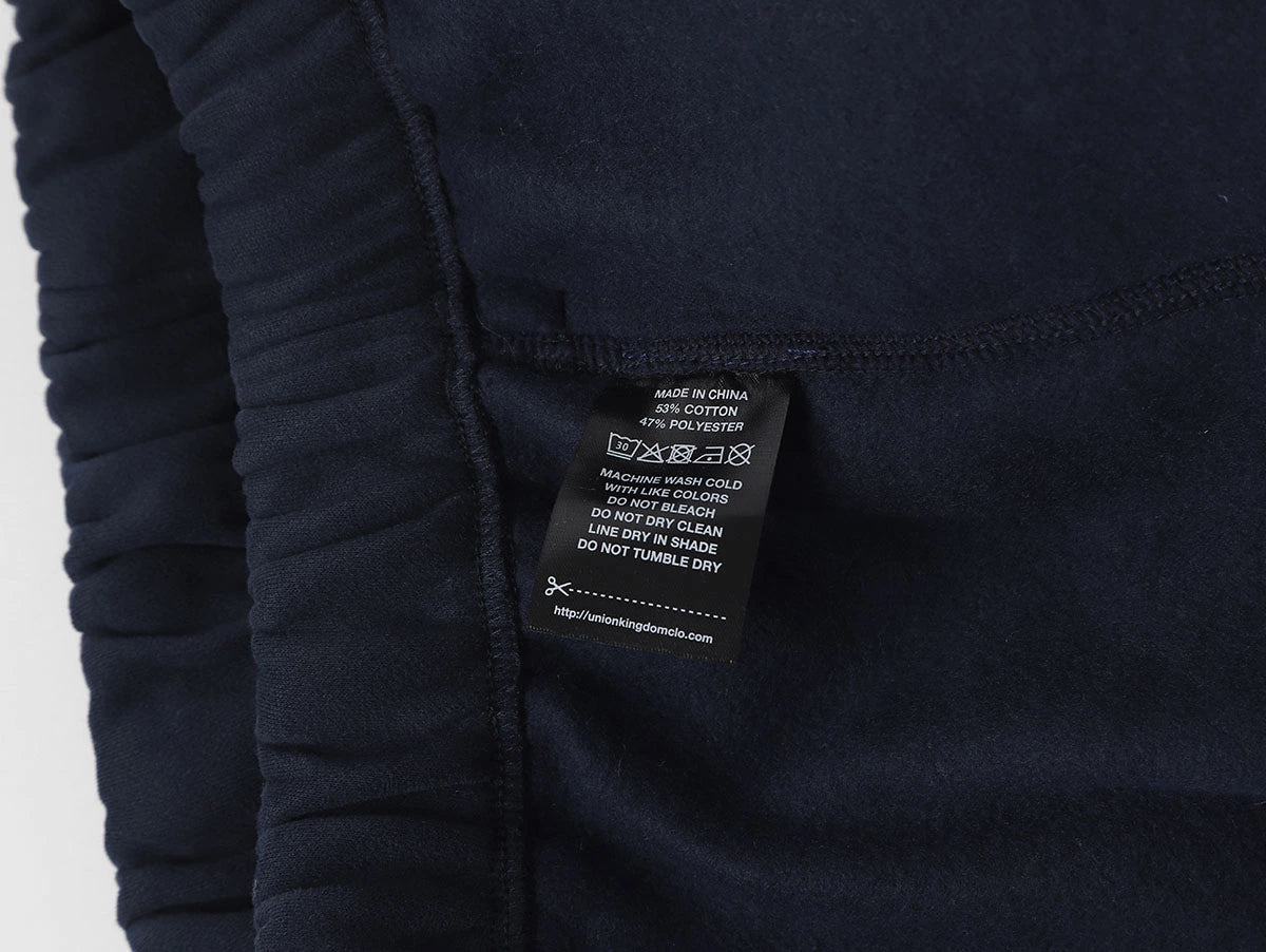 360 GSM NORMAL FIT STRAIGHT 'NAVY BLUE PANTS