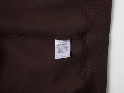 360 GSM CROPPED FIT 'BROWN' HOODIE