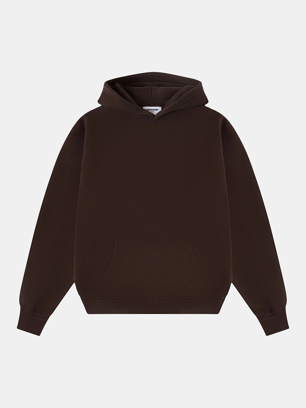 360 GSM CROPPED FIT 'BROWN' HOODIE