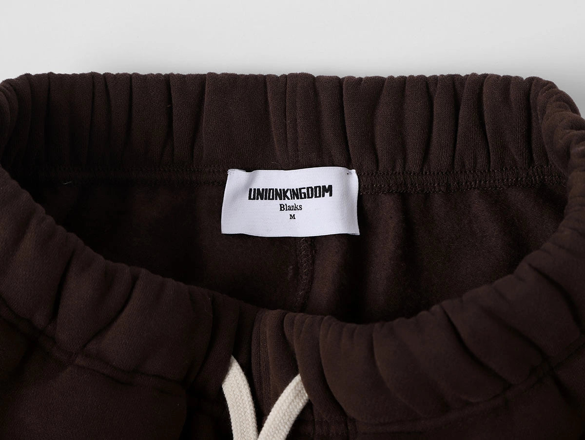 360 GSM NORMAL FIT STRAIGHT 'BWOWN' PANTS
