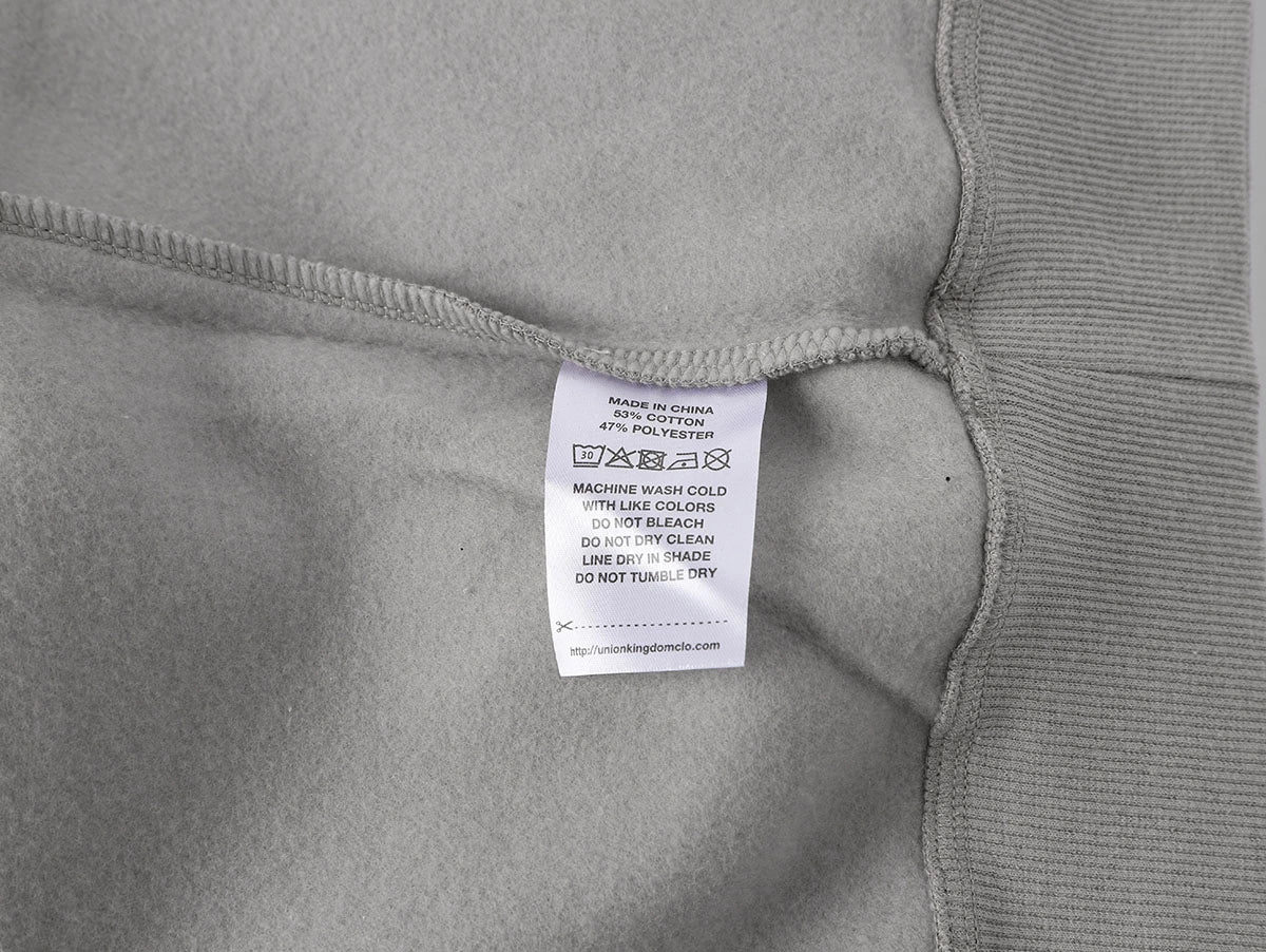 360 GSM CROPPED FIT 'SILVER GRAY' HOODIE