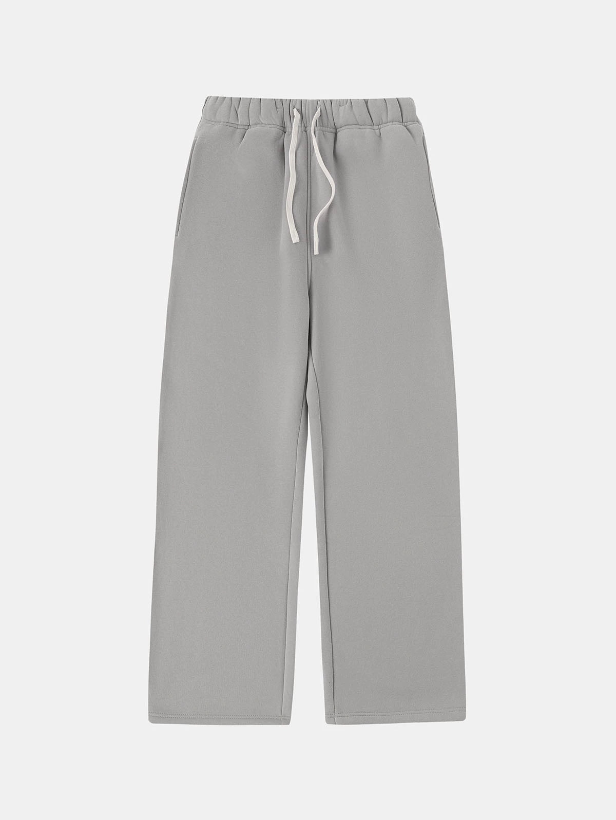 360 GSM NORMAL FIT STRAIGHT 'SILVER GRAY' PANTS