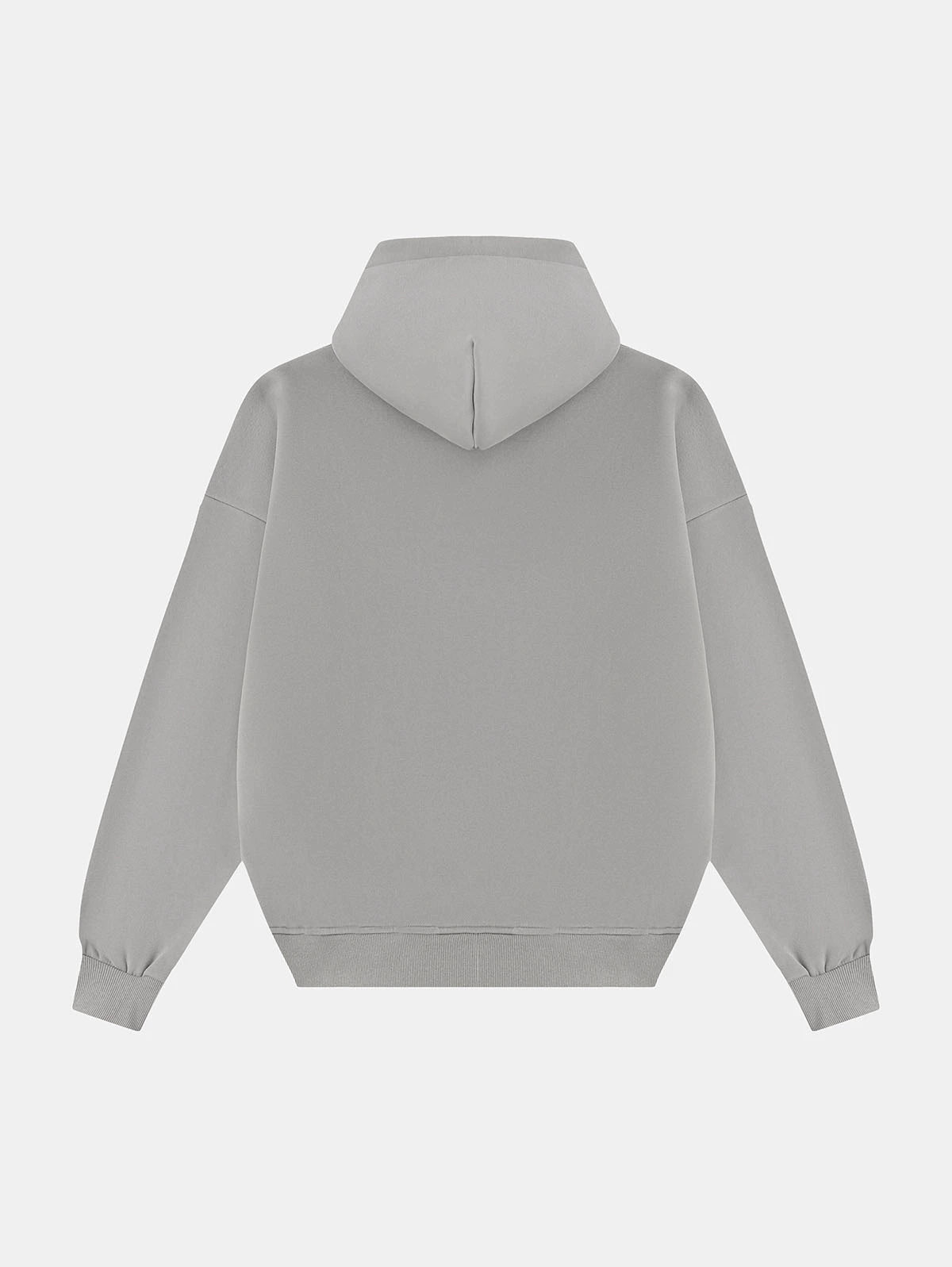 360 GSM CROPPED FIT 'SILVER GRAY' HOODIE