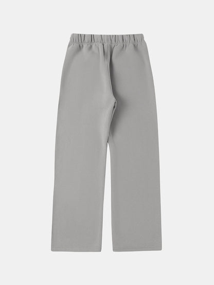 360 GSM NORMAL FIT STRAIGHT 'SILVER GRAY' PANTS
